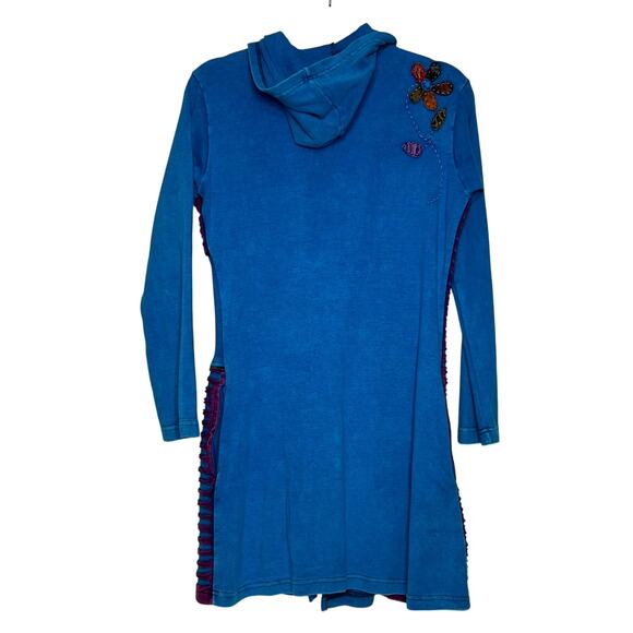 Rising International Full Zip Hooded Sweatshirt Dress Size Medium - Picture 2 of 10